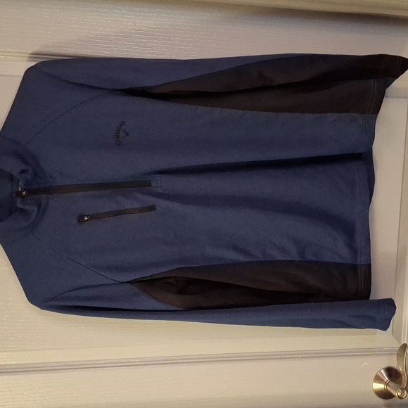 Callaway Jackets & Blazers - Callaway Ladies Navy and Black Quarter-Zip Jacket Size Small